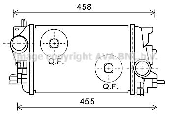 AVA QUALITY COOLING Интеркулер OL4592